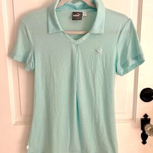 Puma Light Blue Short Sleeve Tee